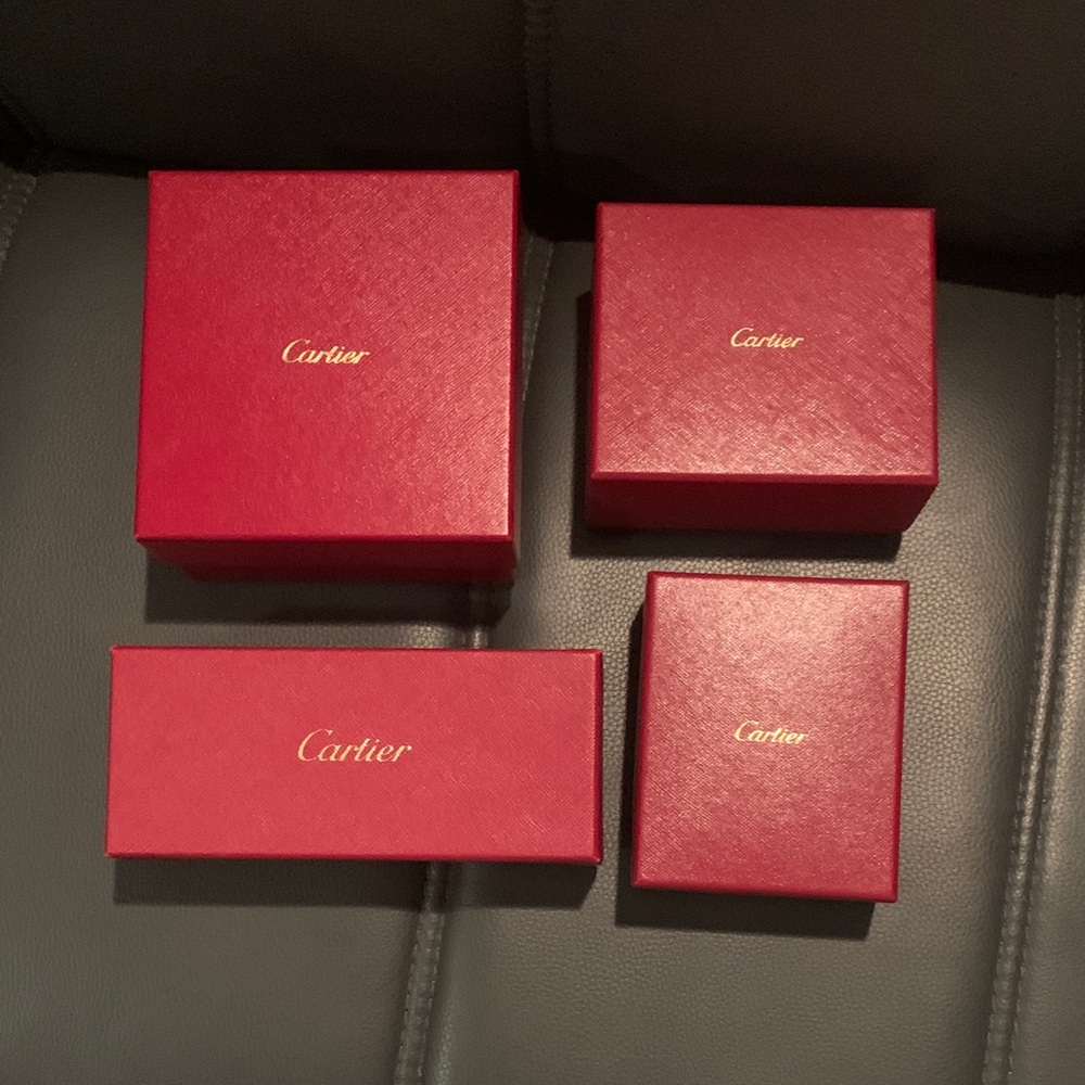 Cartier Luxurious Red Box Collection